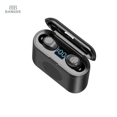 China 2 in 1 F9 Earphones Speakers 2 in 1 Wireless Earbuds Function TWS Earphone Speakerphone Noise Canceling Mini Handsfree Earbuds Speakers for sale