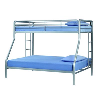 China Modern Home Furniture Porcelain Durable Full Metal Twin Bunk Bed for sale