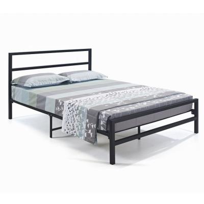 China Fashion Modern Hotel Adult Bedroom Hostel Single Double Bed Kids Iron Bed Metal Bed for sale