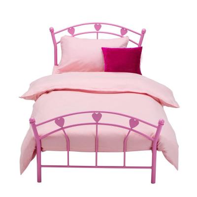 China modern princess girl metal bed for kids bedroom furniture for sale