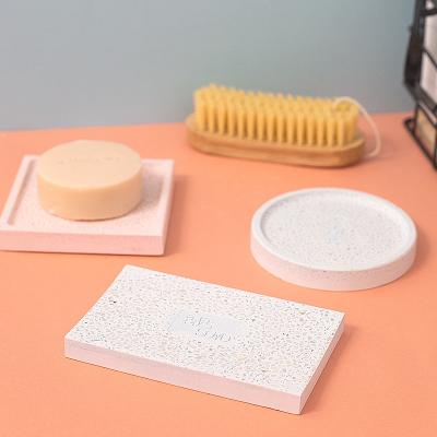 China Diatomite Viable Creative Home Water Soap Box Bathroom Soap Box Soap Clog Manual Soap Absorbing Holder for sale