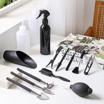 China Stainless Steel Succulent Plant Flower Supplies Gardening Tool Kit Combination Maintenance Planting Succulent Tools for sale