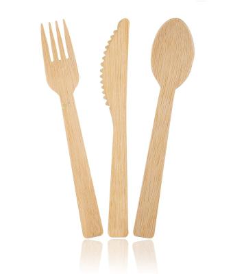 China 170cm Disposable Durable And Tree Free Compostable Disposable Utensils Reusable Real Bamboo Cutlery for sale