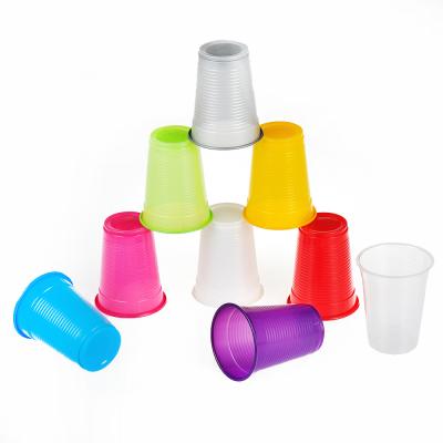 China Wholesale Disposable Tableware PP Clear&colored Disposable Plastic Cup 200ml for sale