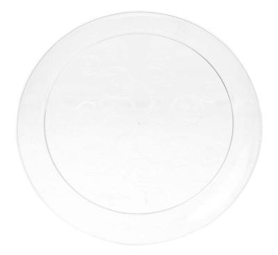 China Disposable Heavy Duty Reusable Flower Design Plates 10 Inch 50ct for sale