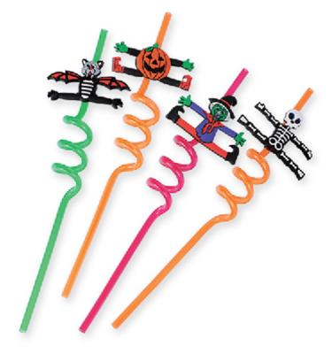 China Crazy PET Drinking Straw with Decoration Card for sale