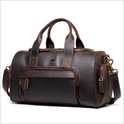 China High quality retro men's business travel travel bag luggage hand-carrying bag new large bag short distance moving bag for sale