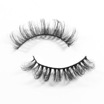 China Carlina Natural Soft Wholesale Private Label False Eyelash 3d Handmade Natural Mink 18mm Lashes False Eyelashes Silk Vendor for sale