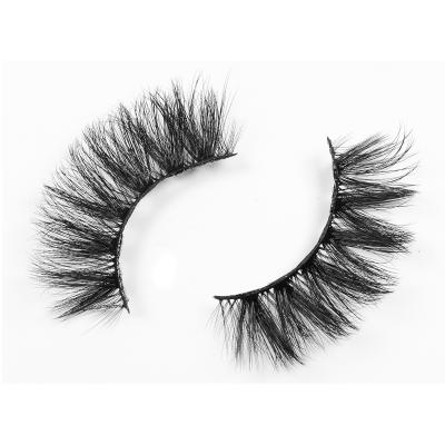 China Natural soft eyelash ready to ship wholesale high quality 15mm 18mm faux mink lashes fluffy silk fiber 3d eyelashes for sale