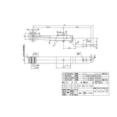 China Alloy Steel Competitive Price BPW Air Suspension Beam Leaf Spring 0508213260 for sale