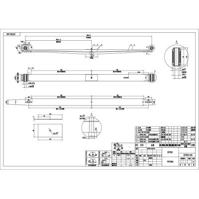 China ALLOY car accessories leaf springs parabolic leaf spring gaskets leaf spring for sale