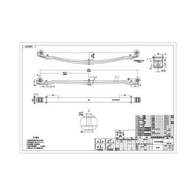 China Quality Price 81434026258 Leaf Springs Suspension ALLOY Parabolic Leaf Spring Guaranteed Suitable for sale