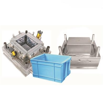 China Hot selling steel box mold box fruit/vegetable crate plastic injection mold for sale