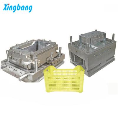 China China Steel Factory High Precision Plastic Roll Crate Custom Injection Mold for sale