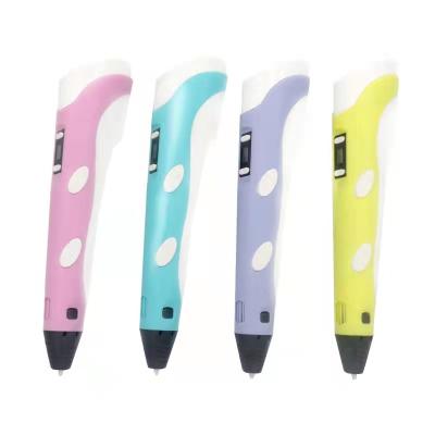 China Quality Assurance 3D Drawing Printing Pen LED Screen DIY Education Book Writing Pen for sale