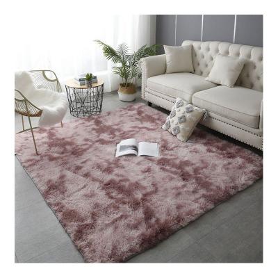 China Stain Resistant Designer Minimalist Shaggy Rug For Living Room Bedroom Plush Area Rug for sale