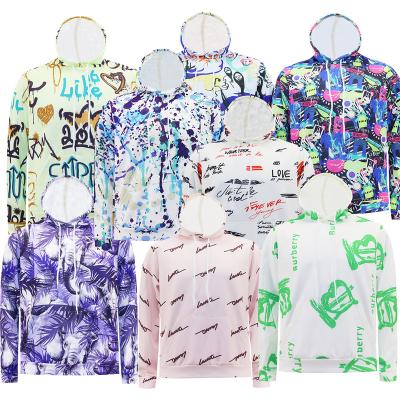 China Anti-Wrinkle OEM Free Sample Men Hoodie Set Sweatshirt 92%Polyester 8%Spandex Long Sleeve Printed Oversized Pullover Hoodies for sale