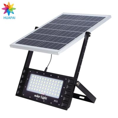 China HUAPAI Garden Factory Direct Ip65 50W 150W 100W 200W Outdoor Waterproof Solar LED Flood Lights for sale