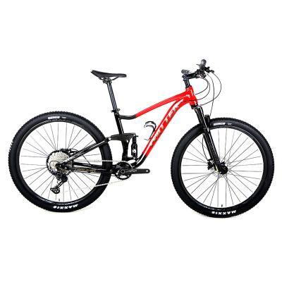 China Magnesium alloy 13 speed aluminum alloy full suspension mtb frame 29er single mountain bike for sale