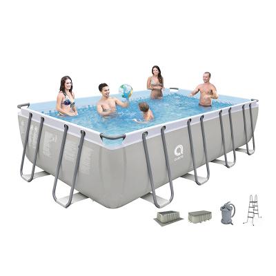 China Jilong Avenli Mistal View Pool With Filter Pump1000gal 0.353 Ladder Cover Ground Cloth 18ft Family Garden Swimming Pool for sale