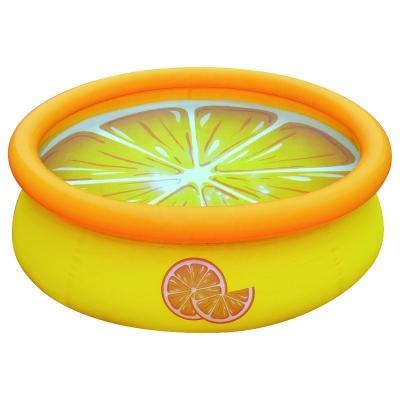 China Jilong Avenli Inflatable Swimming Pool 3D 1.5m*41cm Orange Automatic Inflatable Swimming Pool 0.045 for sale