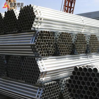 China Structure Pipe BS1387 Hot Dipped Galvanized Steel Pipe For Construction And Building for sale