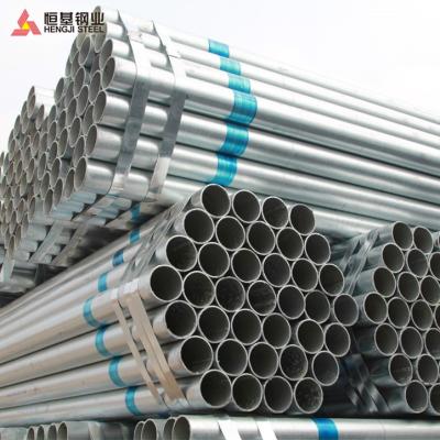 China Building and industry galvanized round steel pipes GI tube hot-dipped galvanized steel tube for sale