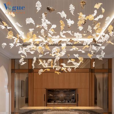 China Modern Indoor Decoration Living Room Bedroom Hotel Ceiling Hanging Modern Pendant Lamps Chandelier for sale