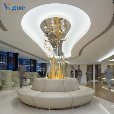 China New Product GU10 Modern Indoor Hotel Lobby Ceiling Hanging Decoration Modern Chandelier Luxury Pendant Lights for sale