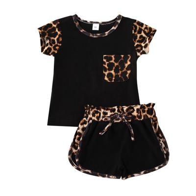 China Hot Sale Casual Kids Fashion Wear 2pcs Casual Baby Clothes Sets Kids Girls Clothing Set for sale