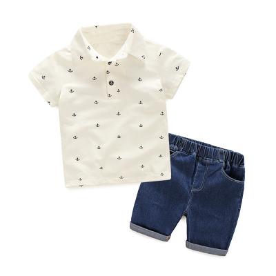 China 2pcs Children's Casual Clothing Boys 8 Years Old Baby Boy Clothing Sets Baby Boy Clothing Sets Summer for sale