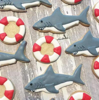 China 2022 Viable New Style Shark Biscuit Cookie Mold Stainless Steel Cookie Cutter for sale