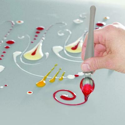 China Viable Food Writing Pen Chocolate Decorating Tools Cake Mold Cream Cup Cookie Icing Pastry Nozzles Kitchen Tools Chocolate Whistling Spoon for sale