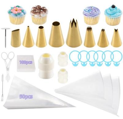 China Viable Direct Order Using Edible Cream Decorating Spout 173 PCS Cake Decorating Tool Kit for sale