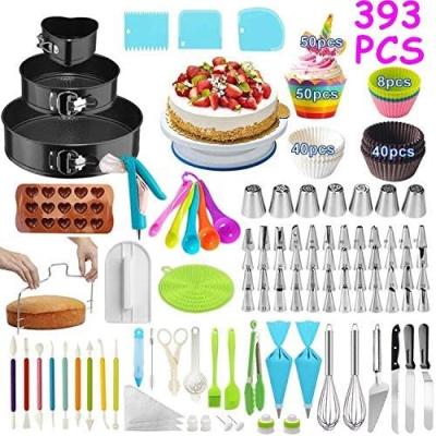 China Stocked Hot Selling Cake Turntable Turntable Tools Cake Decorating Accessories Stand Supplies Cake Decorating Kit for sale