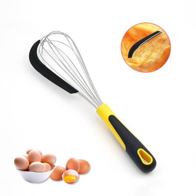 China Whosale Sustainable High Quality Cream Stirring Kitchen Tools Promotional Stainless Steel Egg Beater Egg Beater for sale