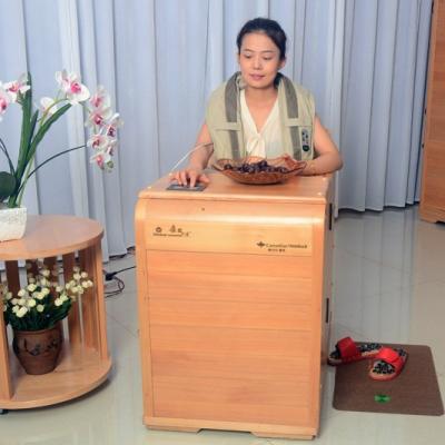 China Computer Control Panel Half Body Infrared Sauna , Combo Shower Sauna With Heater for sale