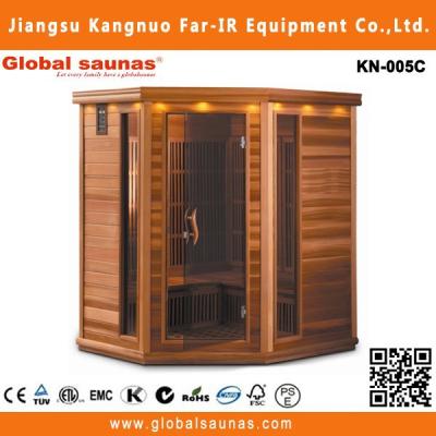 China Computer control panel cedrus sauna with tanning sun shower equipment benefit for health for sale