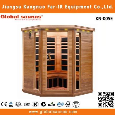 China Computer Control Panel 5 Person Luxury Infrared Home Saunas For Sale Carbon Heater Wellness Products KN-005E for sale