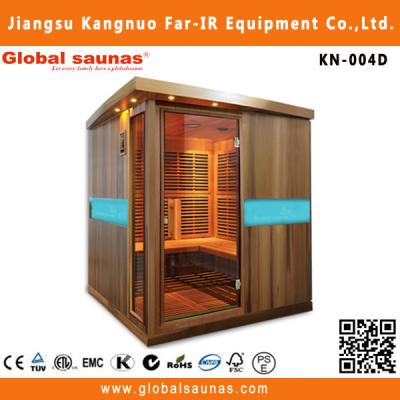 China Computer Control Panel Full Spectrum Infrared Indoor Sauna Room With Infrared Vibrating Massager KN-004D for sale