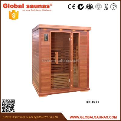 China Computer control panel 3 people sauna room KN-003B with propane sauna heater for sale