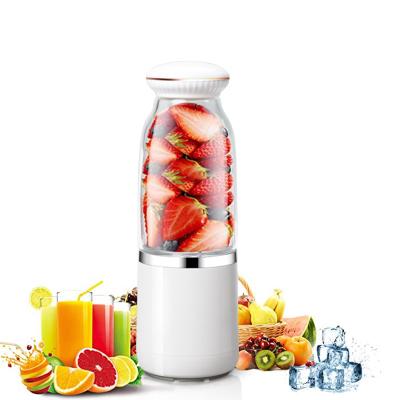 China Protable Mini Electric Minipimer Rechargeable Juicer 500ml 6 Blade Usb Bottle Smoothie Juicer Portable Blender for sale