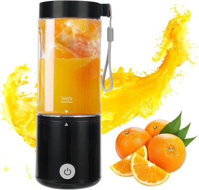 China Car Mini Fast Portable Juice Mini Squeezed Juice Mixer Rechargeable Portable Blender 6 Blades Juicer for sale