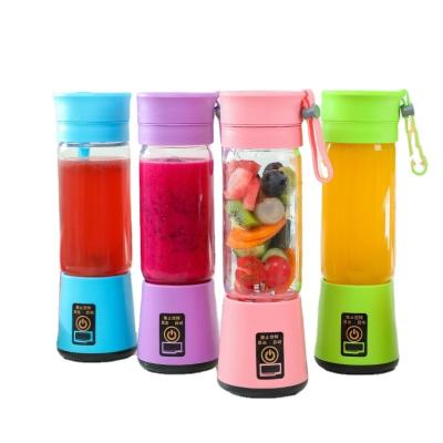 China Multifunctional In Common Portable Blender Household Fruit Blender Six Blades In 3D 380ml USB Juicer Cup for sale