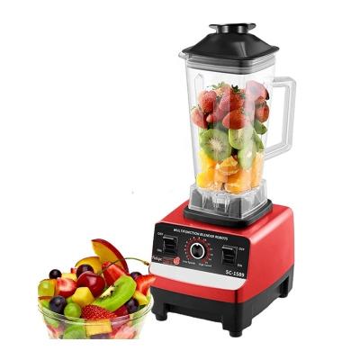 China Multifunctional Professional Blender 6 Blade High Capacity 2L 3000W Food Blender Machine Commercial Portable Fruit Blender for sale