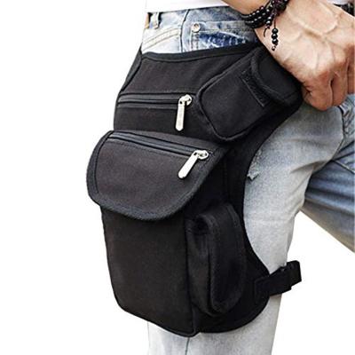 China Anti-theft Tactical Drop Golf Leg Bag Canvas Fanny Pack Waist Pack Motorcycle Leg Bag for sale