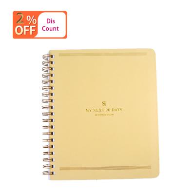 China 2020 Hardcover A5 Spiral Paper Note Book Diary Journal Agenda Daily Weekly Monthly Organizer Planner Notebook for sale