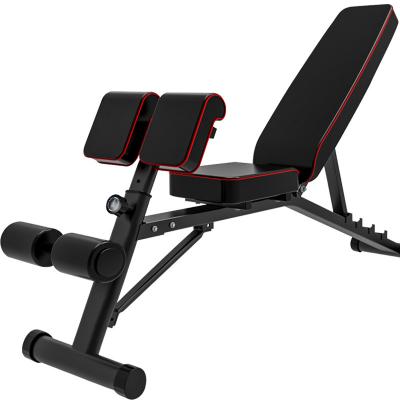 China Salon Strength Training Fitness Barbell Bed Rack Weightlifting Bench Folding Squat Bench Gym Equipment for sale