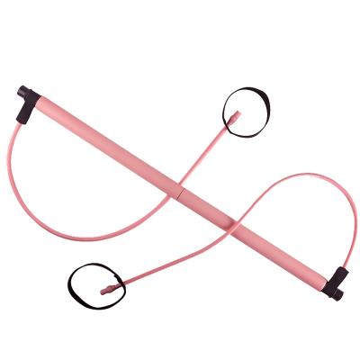 China High quality fitness center metal inner tube pilates resistance band bar for body workout for sale