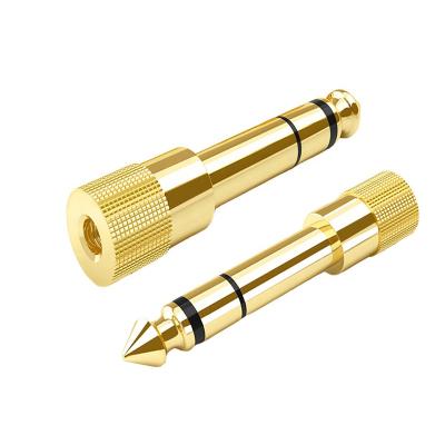 China cantell 6.35mm to 3.5mm jack adapter for mixer amplifier CA-A6351 for sale